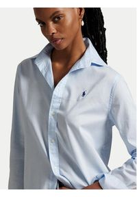 Polo Ralph Lauren Koszula 211A92177003 Niebieski Classic Fit. Typ kołnierza: polo. Kolor: niebieski. Materiał: bawełna #5