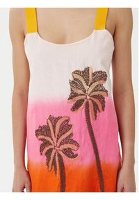 Maaji Sukienka letnia Eulalia PT2550CSD001 Kolorowy Regular Fit. Materiał: len. Wzór: kolorowy. Sezon: lato #3