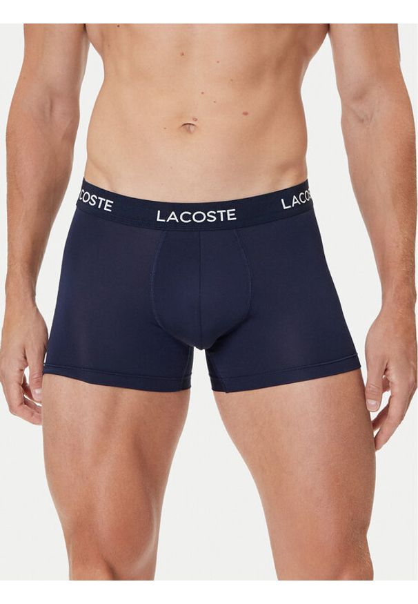 Lacoste Komplet 3 par bokserek 5H2394 Kolorowy. Materiał: syntetyk. Wzór: kolorowy
