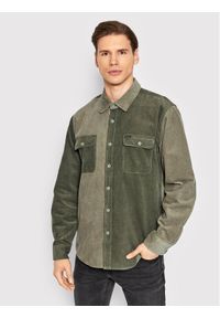 Brixton Koszula Bowery Corduroy 01264 Zielony Standard Fit. Kolor: zielony. Materiał: sztruks, bawełna #1