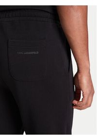 Karl Lagerfeld - KARL LAGERFELD Spodnie dresowe 705113 553904 Czarny Loose Fit. Kolor: czarny. Materiał: bawełna #3