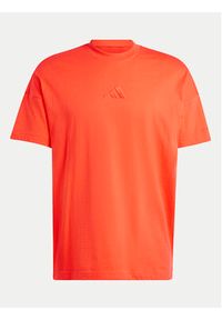 Adidas - adidas T-Shirt ALL SZN IY4139 Pomarańczowy Loose Fit. Kolor: pomarańczowy. Materiał: bawełna #3