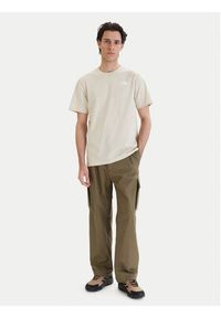 The North Face T-Shirt NSE Box NF0A8GV2 Beżowy Regular Fit. Kolor: beżowy. Materiał: syntetyk #3