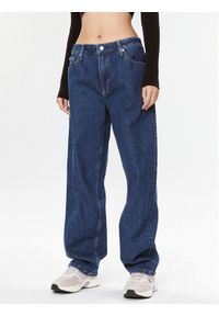 Calvin Klein Jeans Jeansy 90's J20J221801 Niebieski Straight Fit. Kolor: niebieski