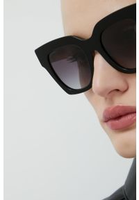 Burberry okulary przeciwsłoneczne damskie kolor czarny. Kolor: czarny #8