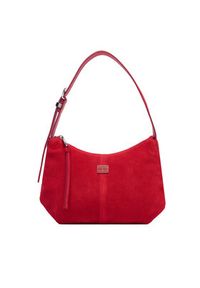 Tommy Jeans Torebka Tjw Slouchy Suede Shoulder Bag AW0AW18859 Czerwony. Kolor: czerwony. Materiał: skórzane, zamszowe #3