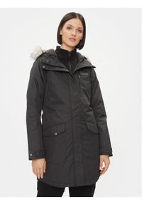 columbia - Columbia Kurtka zimowa Suttle Mountain™ Long Insulated Jacket Czarny Regular Fit. Kolor: czarny. Materiał: syntetyk. Sezon: zima #1