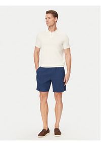 TOMMY HILFIGER - Tommy Hilfiger Szorty materiałowe Dover MW0MW44357 Niebieski Regular Fit. Kolor: niebieski. Materiał: len #4