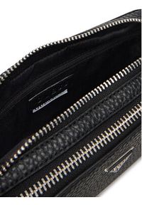 Guess Saszetka Torino HMTOGR P5229 Czarny. Kolor: czarny. Materiał: skóra