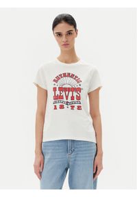 Levi's® T-Shirt Perfect 17369-3024 Biały Standard Fit. Kolor: biały. Materiał: bawełna