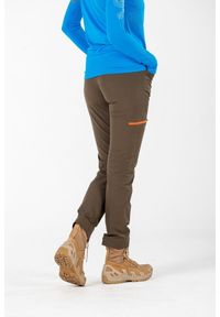 WOOLONA - Spodnie trekkingowe damskie Woolona Comfort Merino. Kolor: zielony. Sezon: lato. Sport: turystyka piesza #2