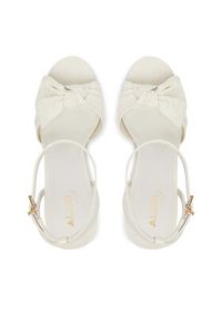 Aldo Sandały Angelknot 14039537 Kremowy. Kolor: kremowy. Materiał: skóra #4