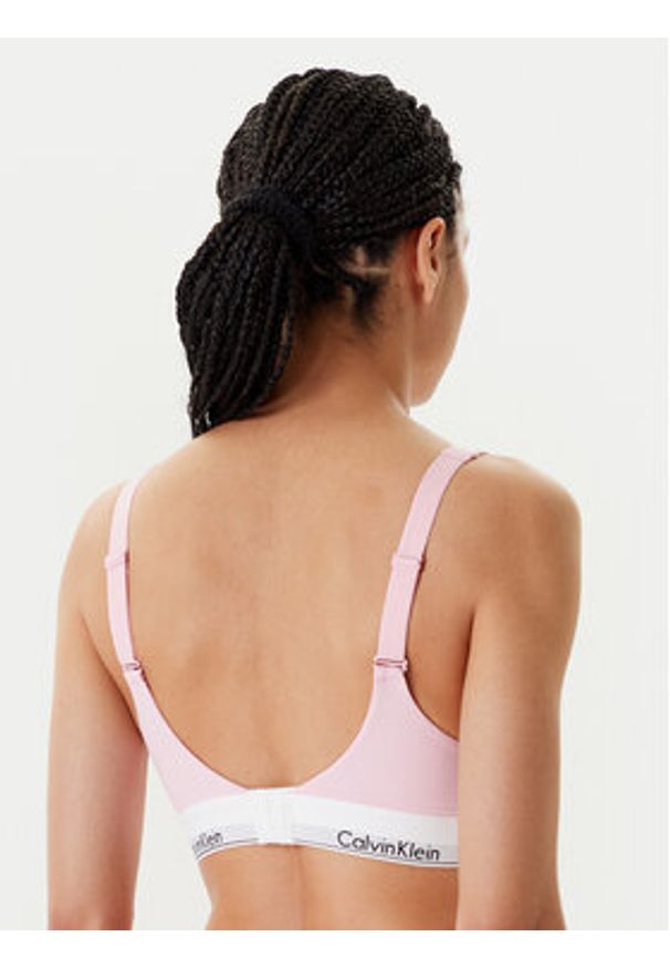 Calvin Klein Underwear Biustonosz top 000QF7900E Różowy. Kolor: różowy. Materiał: bawełna