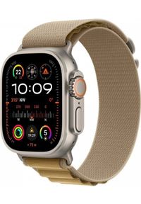 APPLE - Smartwatch Apple Watch Ultra 2 GPS + Cellular 49mm Titanium Case Alpine Loop Small Beżowy (MX4E3WB/A). Rodzaj zegarka: smartwatch. Kolor: beżowy