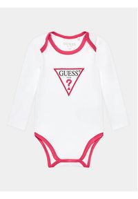 Guess Komplet bluza, body i spodnie dresowe H3BW01 KA2X0 Różowy Regular Fit. Kolor: różowy. Materiał: syntetyk #10