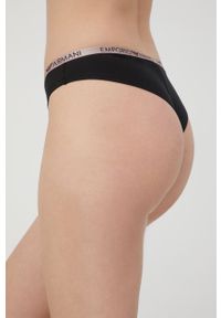 Emporio Armani Underwear stringi (2-pack) 163337.2R223 kolor czarny. Kolor: czarny #3