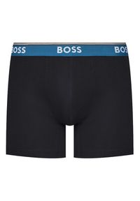 BOSS Komplet 3 par bokserek 50531685 Niebieski. Kolor: niebieski. Materiał: bawełna #5