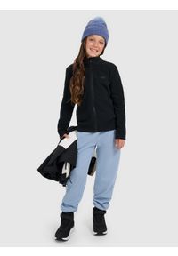 4f - 4F Kurtka przejściowa 3w1 membrana 5000 dziewczęca - czarna 152 (11-12 lat). Okazja: na co dzień. Kolor: czarny. Materiał: polar, materiał. Sezon: lato. Styl: casual #2