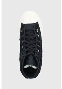 Converse Trampki kolor czarny. Nosek buta: okrągły. Zapięcie: sznurówki. Kolor: czarny. Materiał: guma. Szerokość cholewki: normalna