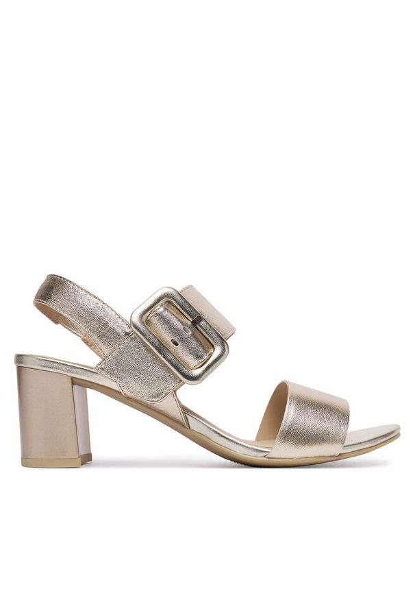 Sandały Caprice. Kolor: złoty