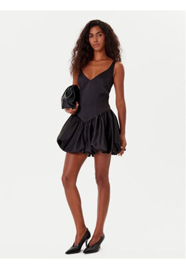 BARDOT - Bardot Sukienka koktajlowa Oria Bubble 60001DB Czarny Regular Fit. Kolor: czarny. Materiał: syntetyk. Styl: wizytowy