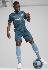 Puma - Męska koszulka wyjazdowa Olympique Marsylia 24/25 PUMA Ocean Tropic Bold Blue. Kolor: niebieski