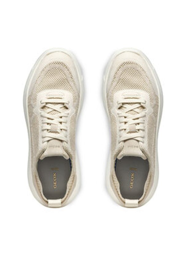 Geox Sneakersy D Nebula 2.0 X D55NHA 09T22 C6738 Beżowy. Kolor: beżowy. Materiał: materiał