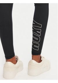 Roxy Legginsy Everyday Flow ERJNP03676 Czarny Slim Fit. Kolor: czarny. Materiał: syntetyk #5