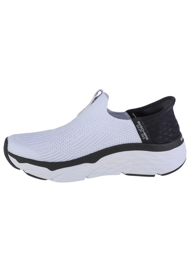 skechers - Buty do biegania damskie, Skechers Max Cushioning Elite. Kolor: biały, wielokolorowy, czarny