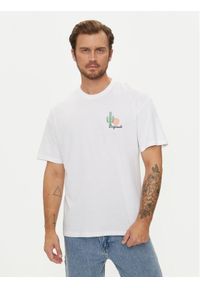 Jack & Jones T-Shirt Bradley 12264414 Biały Relaxed Fit. Kolor: biały. Materiał: bawełna #1