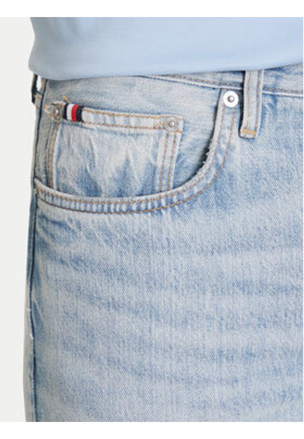 TOMMY HILFIGER - Tommy Hilfiger Jeansy Dover MW0MW42331 Niebieski Straight Fit. Kolor: niebieski