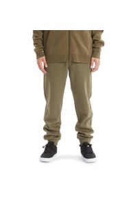 Spodnie DC Shoes Riot, Mężczyźni. Kolor: zielony. Materiał: bawełna, materiał