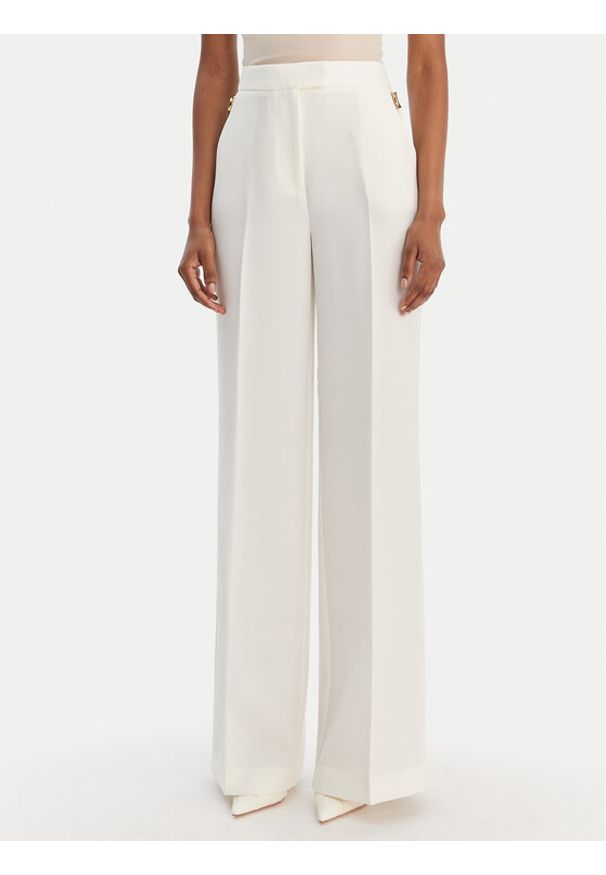 Marciano Guess Spodnie materiałowe 6RGB03 7357A Écru Regular Fit. Kolor: kremowy. Materiał: syntetyk