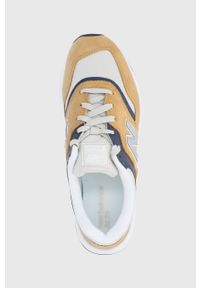 New Balance Buty CM997HTA kolor brązowy. Nosek buta: okrągły. Zapięcie: sznurówki. Kolor: brązowy. Materiał: guma