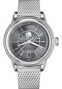 AVIATOR - Zegarek Aviator Zegarek damski Aviator V.1.33.0.254.5 srebrny. Kolor: srebrny #1