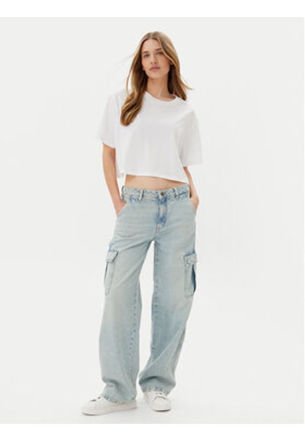 Guess Jeans Jeansy W5RA1R D5M51 Błękitny Regular Fit. Kolor: niebieski