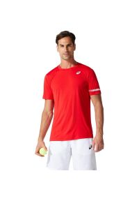 Koszulka sportowa męska Asics Court SS Tee. Kolor: czerwony #1