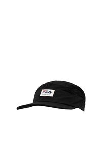 Fila - Czapka z daszkiem bejsbolówka unisex Tangier. Kolor: czarny. Materiał: poliester