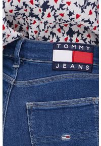 Tommy Jeans jeansy SYLVIA BF6232 damskie high waist. Stan: podwyższony. Kolor: niebieski #3