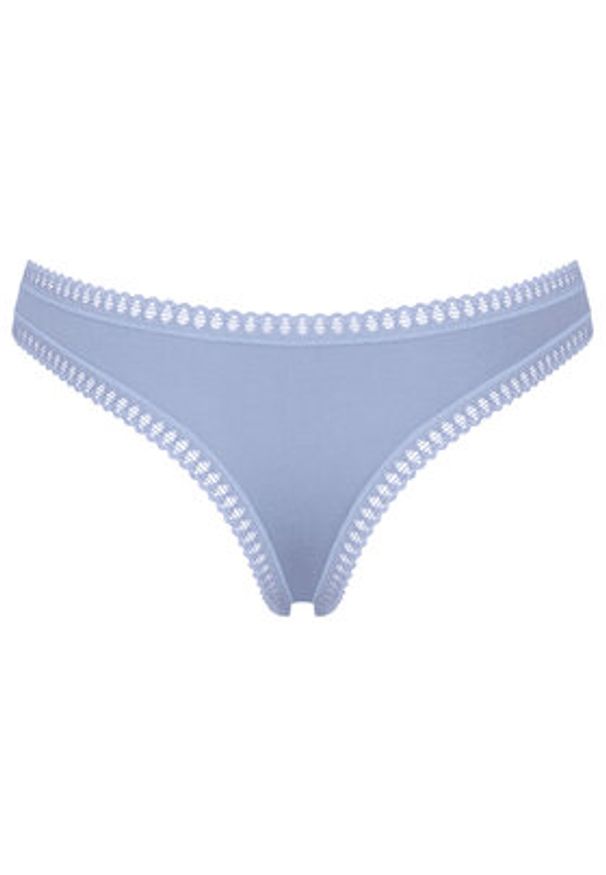 Sloggi Komplet 3 par stringów Go Crush 10219704 Niebieski. Kolor: niebieski. Materiał: bawełna
