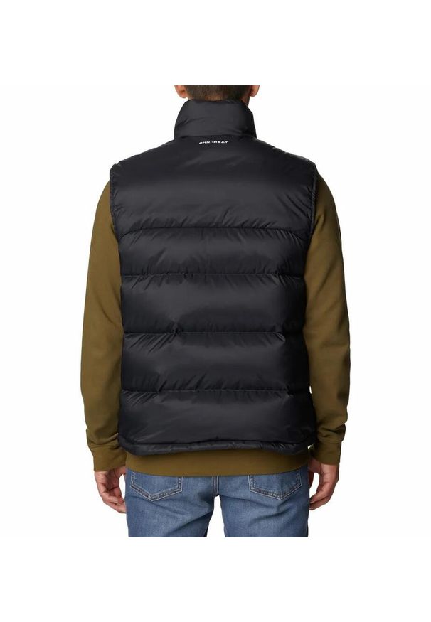 columbia - Bezrękawnik Puchowy Męski Columbia Bulo Point II Down Vest. Kolor: czarny. Materiał: puch. Długość rękawa: bez rękawów. Sport: turystyka piesza