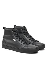 Hugo Sneakersy Morrie 50536984 Czarny. Kolor: czarny. Materiał: skóra #3