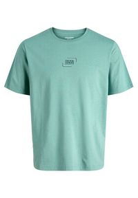 Jack & Jones T-Shirt Corp Graphic 12268415 Turkusowy Regular Fit. Kolor: turkusowy. Materiał: bawełna #7