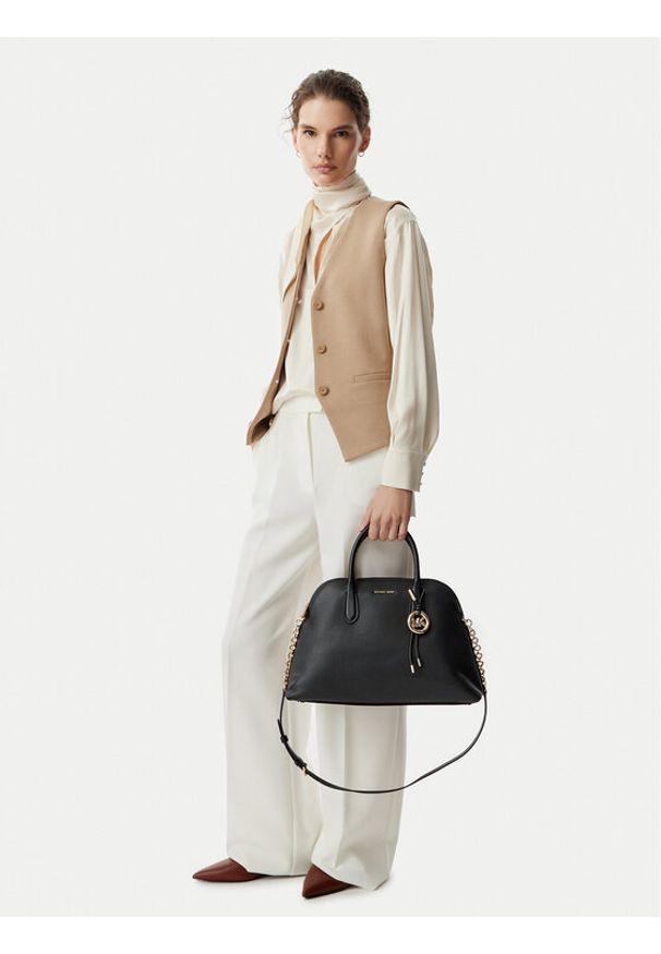 MICHAEL Michael Kors Torebka 30T6GX4S7L Czarny. Kolor: czarny. Materiał: skórzane