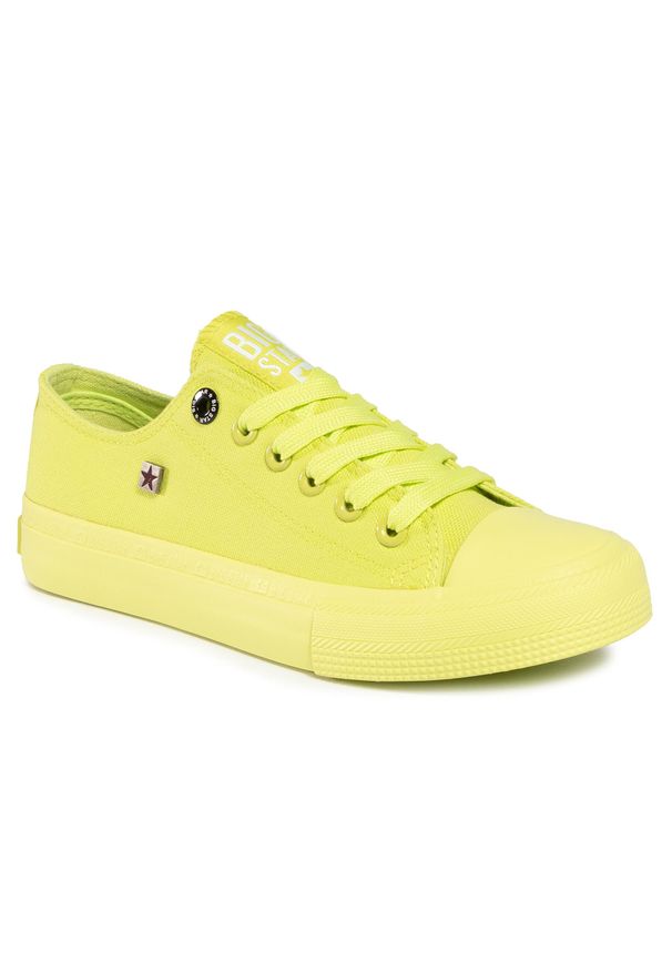 BIG STAR SHOES - Trampki Big Star Shoes AA274012A Lime. Kolor: zielony. Materiał: materiał