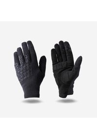 ROCKRIDER - Rękawiczki rowerowe MTB Rockrider Wygodne 500. Kolor: czarny. Materiał: materiał. Sport: kolarstwo #1