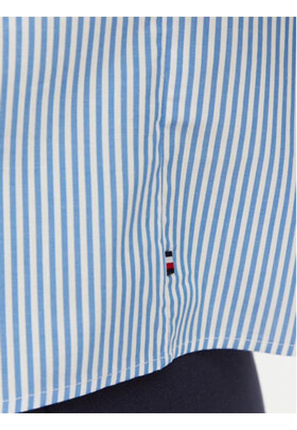 TOMMY HILFIGER - Tommy Hilfiger Koszula WW0WW48899 Niebieski jasny Relaxed Fit. Kolor: niebieski. Materiał: bawełna