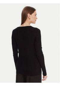 Kontatto Sweter 3M0818C Czarny Slim Fit. Kolor: czarny. Materiał: syntetyk #5