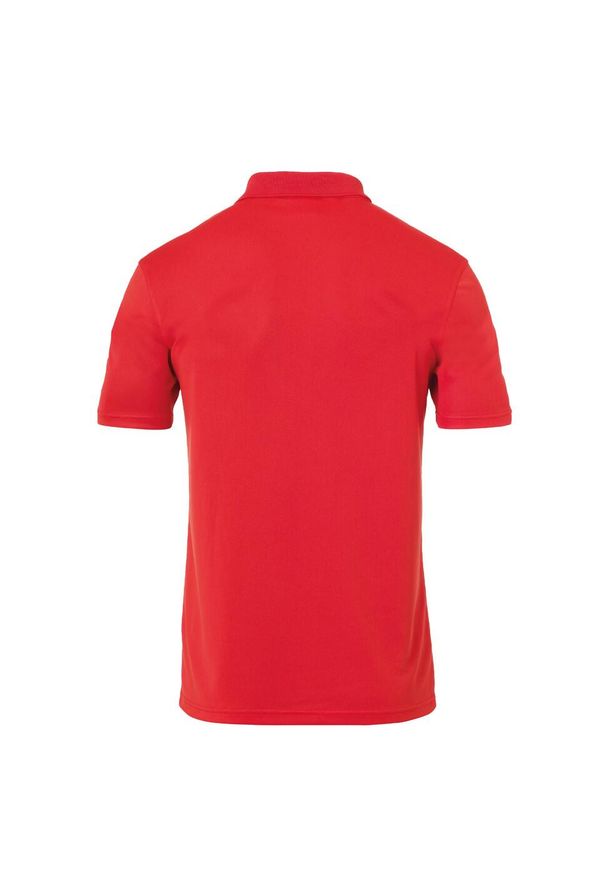 UHLSPORT - Polo Uhlsport Stream 22. Typ kołnierza: polo. Kolor: czerwony, wielokolorowy, biały. Materiał: poliester, materiał. Sport: fitness, piłka nożna