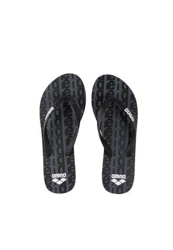 Klapki japonki basenowe plażowe klasyczne Arena Beach Tong. Okazja: na plażę. Kolor: szary, czarny, wielokolorowy, biały. Styl: klasyczny